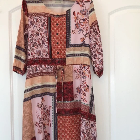 Anthropologie aldomartins serenity patchwork dress - Picture 7 of 8